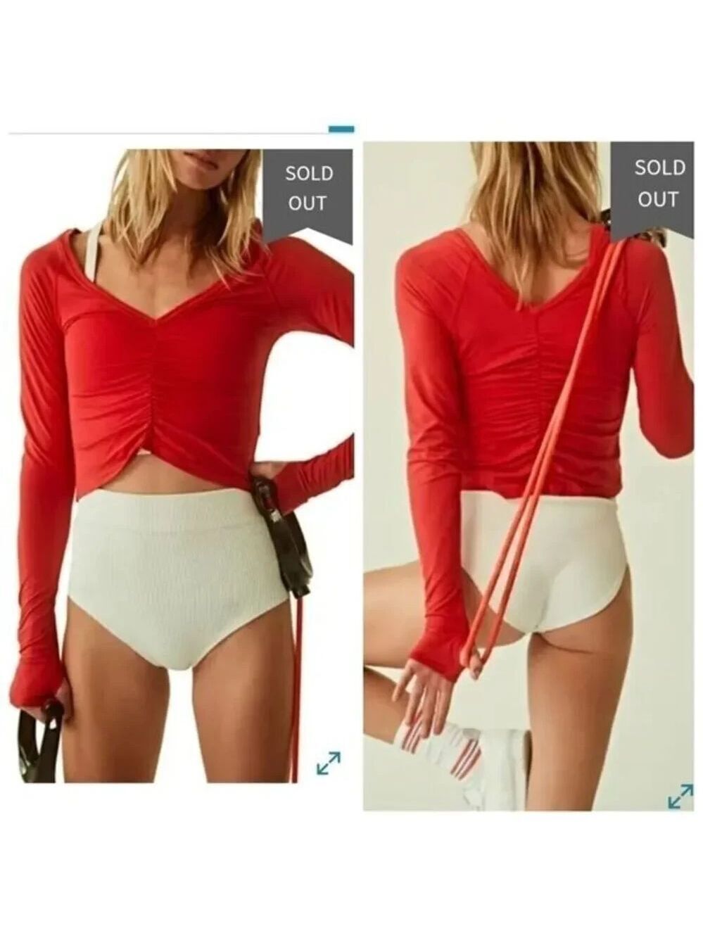 Free People Courtside Long Sleeve Tee